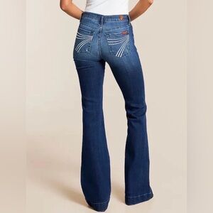 7 For All Mankind Dojo Trouser Jean Size 25x34